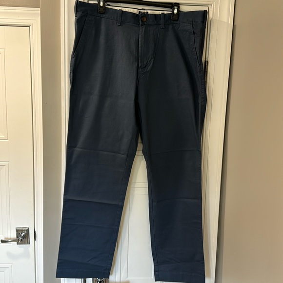 Men’s Blue Slacks/Pants J Crew Straight Flex W 38 L 32 NWT - Picture 2 of 4